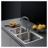 Chậu rửa chén inox 304 Malloca MS 2076E 1 Chậu rửa chén inox 304 Malloca MS 2076E