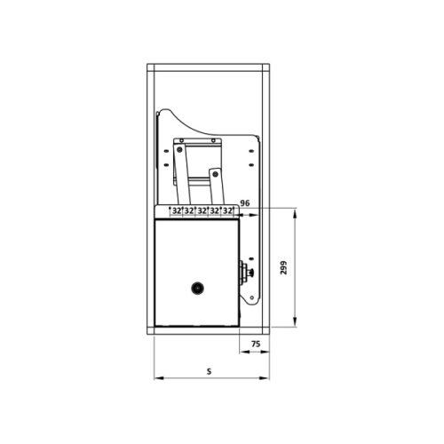 Bộ rổ bát đĩa Hafele Lento 504.76.012 800mm 3 Bộ rổ bát đĩa Hafele Lento 504.76.012 800mm