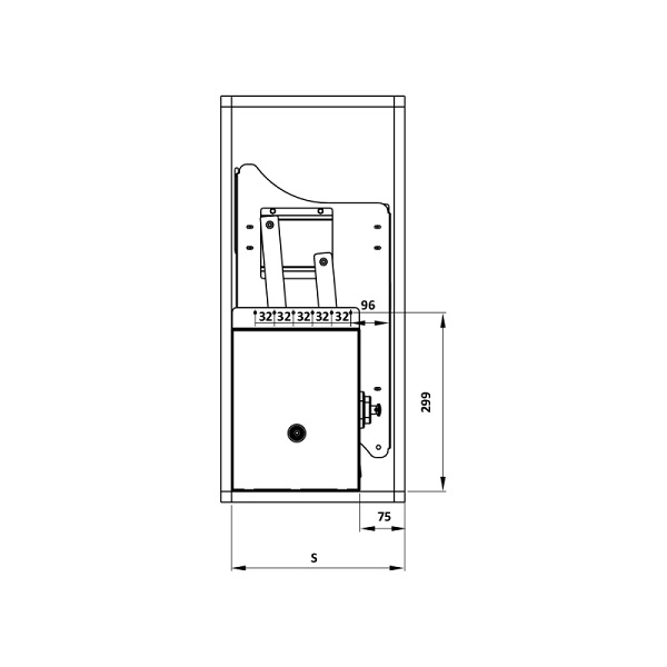 Bộ rổ bát đĩa Hafele Lento 504.76.012 800mm 5 504.76.012