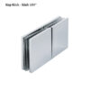 Kẹp kính phòng tắm 180º Hafele 981.77.912 2 981 77 912