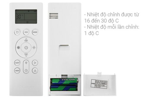 Điều hòa 1 chiều Casper LC09FS33 6 Điều khiển Điều hòa 1 chiều Casper LC09FS33