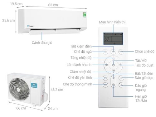 Điều hòa 1 chiều Casper LC09FS33 7 Thông số Điều hòa 1 chiều Casper LC09FS33