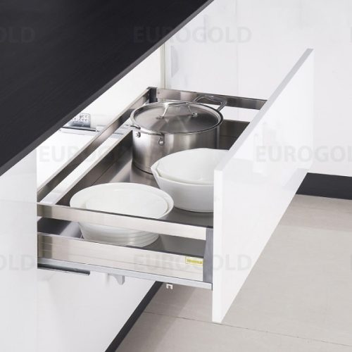 giá xoong nồi hộp gắn tủ dưới inox 201 Eurogold EU130600 giá xoong nồi hộp gắn tủ dưới inox 201 Eurogold EU130600