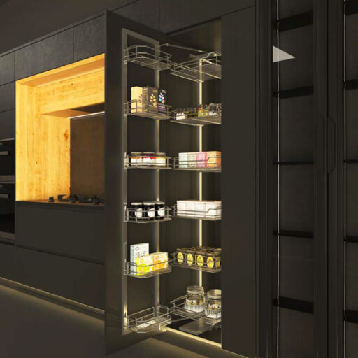 Tủ cao 6 tầng Dolce Hafele 548.65.052 Inox 304