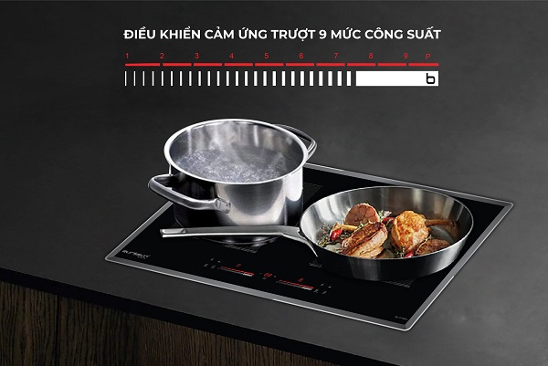 Điều khiển của bếp từ kết hợp hồng ngoại Eurosun EU-TE259Pro Điều khiển của bếp từ kết hợp hồng ngoại Eurosun EU-TE259Pro