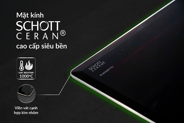 Mặt kính của bếp từ kết hợp hồng ngoại Eurosun EU-TE799Pro Mặt kính của bếp từ kết hợp hồng ngoại Eurosun EU-TE799Pro