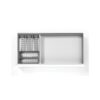 Bộ khay chia ngăn kéo bằng inox Hafele 552.52.893 2 Bộ khay chia ngăn kéo bằng inox Hafele 552.52.893