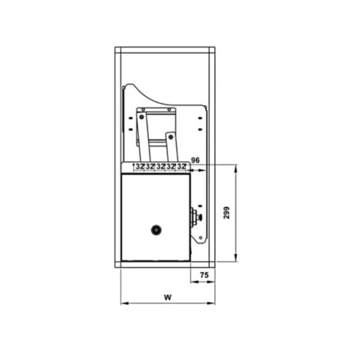 Bộ rổ bát đĩa Hafele Lento 504.76.143 900mm 3 Bộ rổ bát đĩa Hafele Lento 504.76.143 900mm