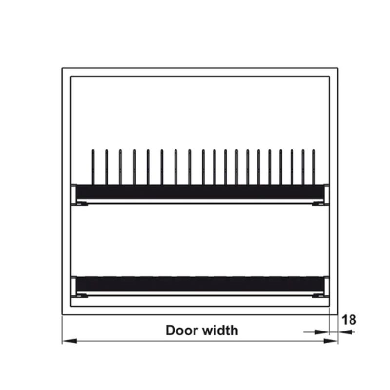 Bộ rổ bát đĩa Hafele Presto 544.40.014 900mm Bộ rổ bát đĩa Hafele Presto 544.40.014 900mm