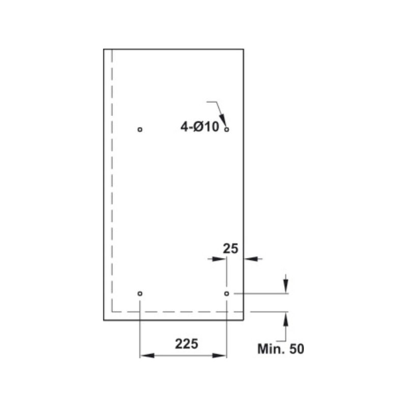 Bộ rổ bát đĩa Hafele Presto 544.40.023 600mm Bộ rổ bát đĩa Hafele Presto 544.40.023 600mm