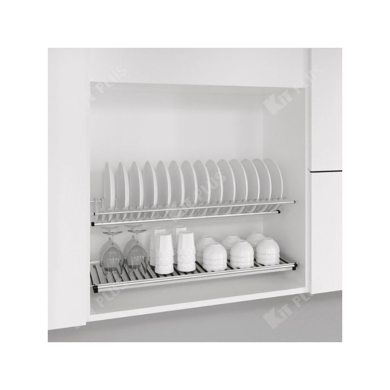 Giá bát cố định 2 tầng chữ V Kit Plus DK12.60 Giá bát cố định 2 tầng chữ V Kit Plus DK12.60