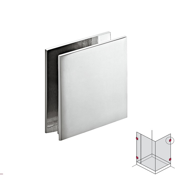 Kẹp kính tường 90º phòng tắm kính Hafele 981.77.918 Kẹp kính tường 90º phòng tắm kính Hafele 981.77.918