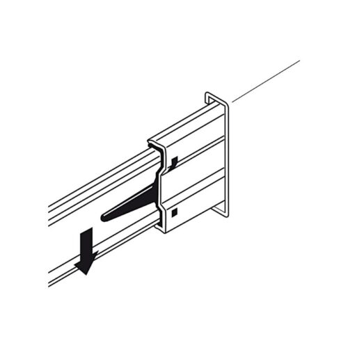 Ray bi giảm chấn 300mm Hafele 494.02.061 4 Ray bi giảm chấn 300mm Hafele 494.02.061