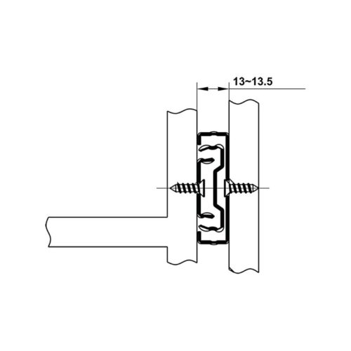 Ray bi giảm chấn 300mm Hafele 494.02.061 5 Ray bi giảm chấn 300mm Hafele 494.02.061