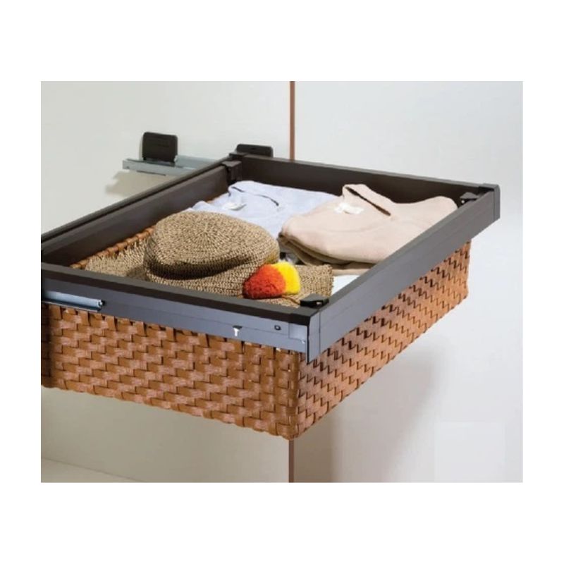 Rổ ngăn kéo để đồ gấp giả mây Euronox EUA87 ro ngan keo de do gap gia may euronox eua87