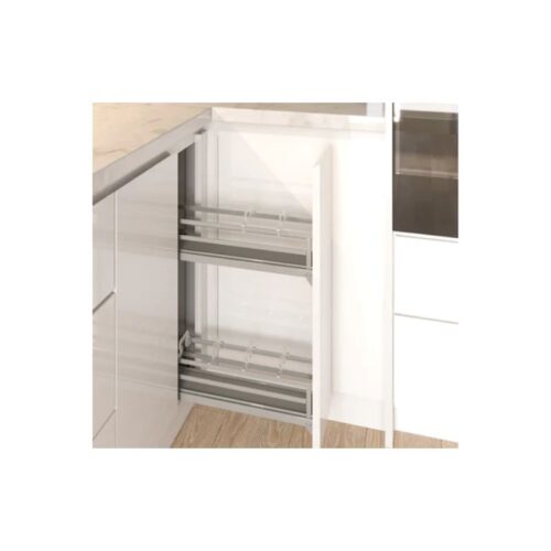 Bộ rổ gia vị Hafele Omero 549.20.891 200mm (trái) 4 Bộ rổ gia vị Hafele Omero 549.20.891 200mm (trái)