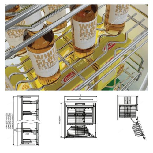 Tủ đồ khô Eurogold EKO13460 3 Kích thước tủ đồ khô Eurogold EPV1460