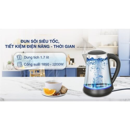 Hình ảnh thực tế bình đun siêu tốc Hafele 1.7 lít HS-K1703X 535.43.733 Hình ảnh thực tế bình đun siêu tốc Hafele 1.7 lít HS-K1703X 535.43.733