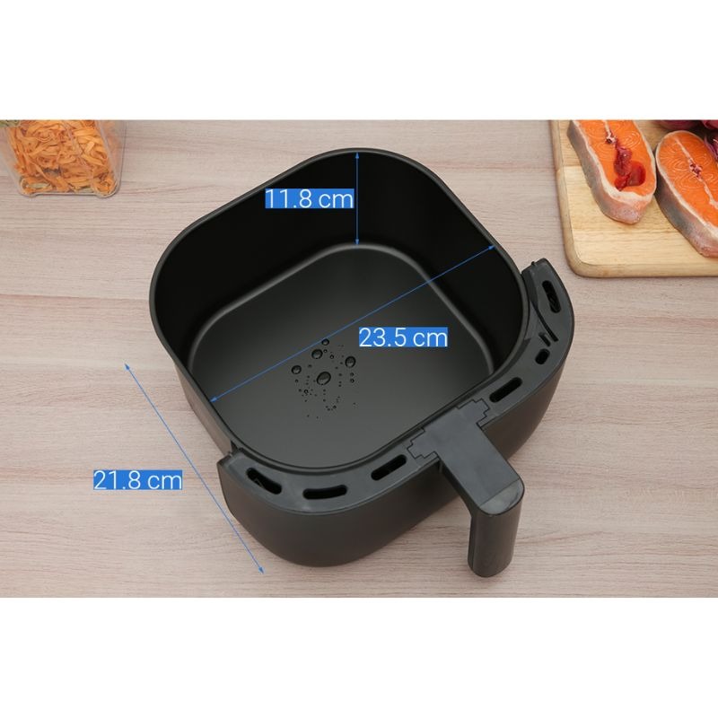 Kích thước khiển nồi chiên không dầu 5.7L Hafele HS-AF502B 535.43.713 Kích thước khiển nồi chiên không dầu 5.7L Hafele HS-AF502B 535.43.713