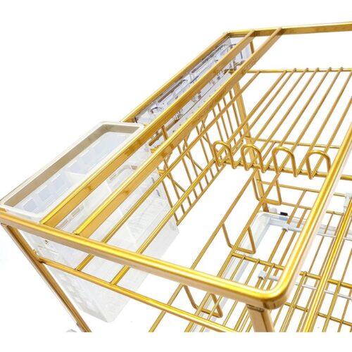 Giá dao thớt nan dẹt mạ Nano vàng BossEU BS301.350D 4 Chi tiết giá dao thớt nan dẹt mạ Nano vàng BossEU BS301.350D