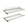 Giá bát đĩa cố định inox mạ crom BossEU BS1160C 2 Giá bát đĩa cố định inox mạ crom BossEU BS1160C