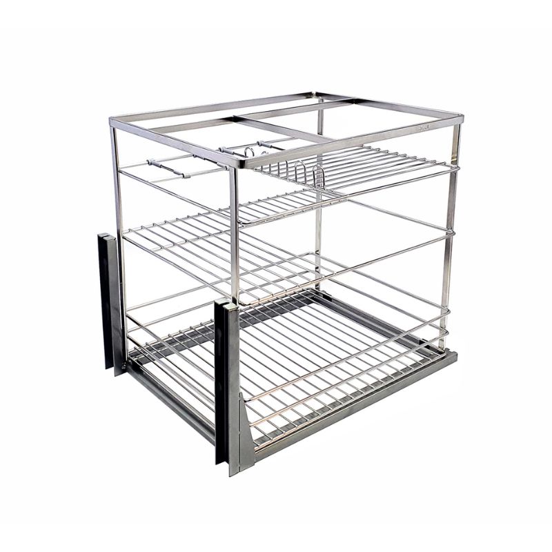 Giá gia vị inox 304 nan dẹt BossEU BS140G Giá gia vị inox 304 nan dẹt BossEU BS140G