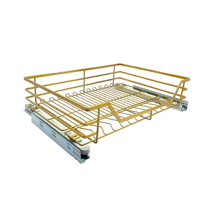 Hình ảnh giá xoong nồi bát đĩa hợp kim mạ Nano vàng BOSSEU BS301.900BN Hình ảnh giá xoong nồi bát đĩa hợp kim mạ Nano vàng BOSSEU BS301.900BN
