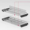 Giá bát cố định Hafele Oria 544.07.015 800mm 2 Giá bát cố định Hafele Oria 544.07.015 800mm