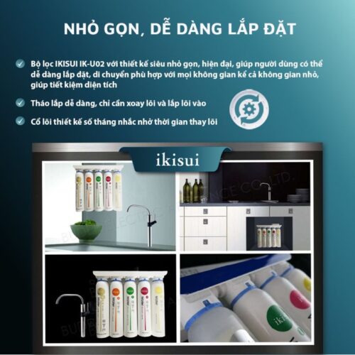 Bộ lọc nước Nano 5 cấp Trim Ion IKISUI IK-02 3 Ảnh bộ lọc nước Nano 5 cấp Trim Ion IKISUI IK-02
