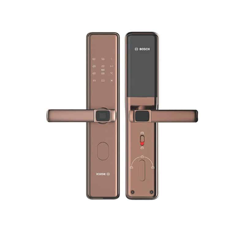 Ảnh khóa cửa vân tay Bosch ID30 EU Gold Ảnh khóa cửa vân tay Bosch ID30 EU Gold