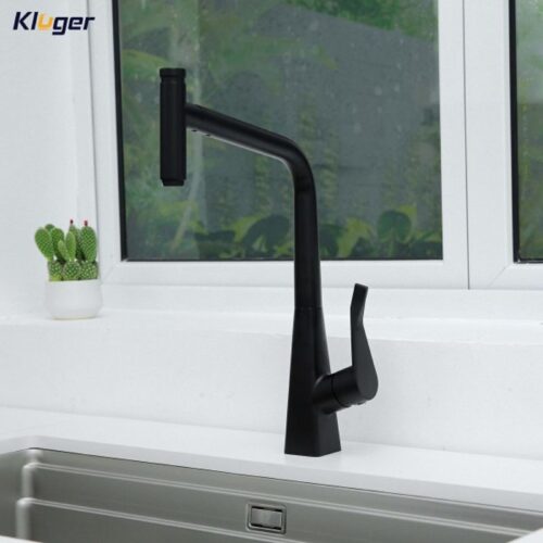 Vòi rửa bát nóng lạnh Kluger KLF0016B có dây rút 3 Ảnh vòi rửa bát nóng lạnh Kluger KLF0016B có dây rút