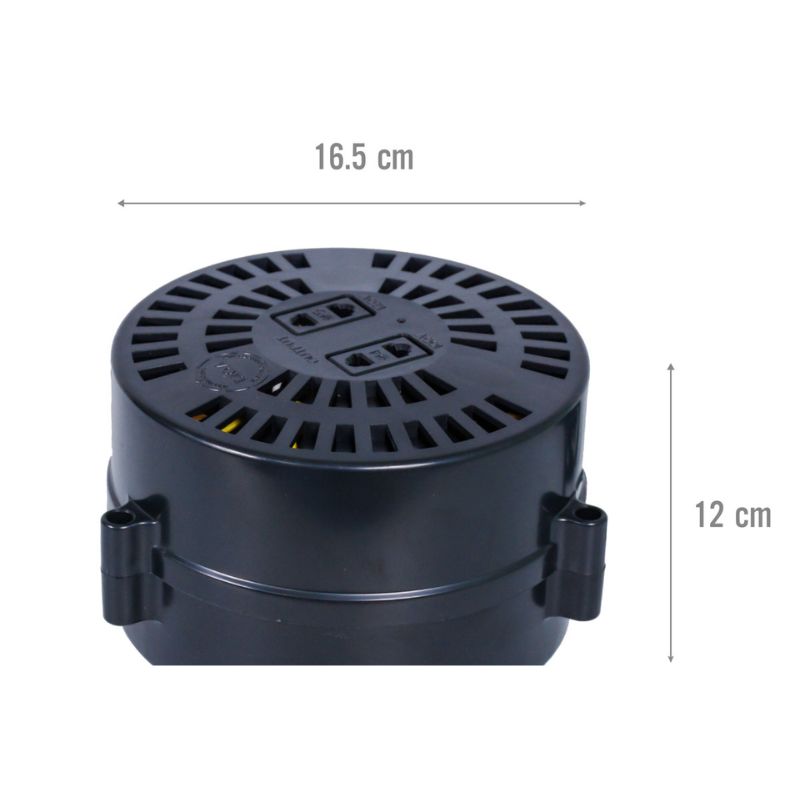Kích thước biến áp đổi nguồn hạ áp Lioa DN015 1P - 1500VA Kích thước biến áp đổi nguồn hạ áp Lioa DN015 1P - 1500VA