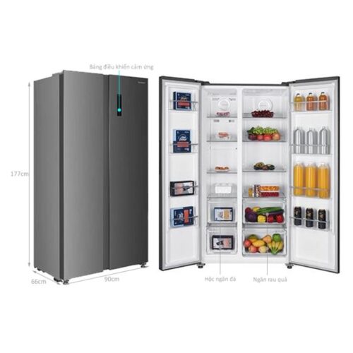 Tủ lạnh 2 cánh side by side 532 lít Sharp SJ-SBX530V-SL 4 Thông số tủ lạnh 2 cánh side by side 532 lít Sharp SJ-SBX530V-SL