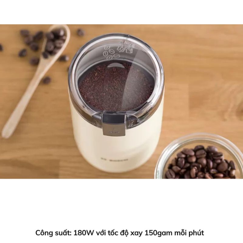 Ảnh thực tế máy xay cafe cầm tay Bosch TSM6A017C - Màu Kem Ảnh thực tế máy xay cafe cầm tay Bosch TSM6A017C - Màu Kem
