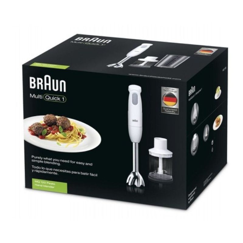 Đóng gói máy xay cầm tay Braun MQ 120 Pesto Đóng gói máy xay cầm tay Braun MQ 120 Pesto