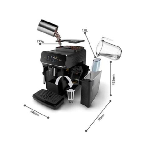 Máy pha cafe gia đình Philips EP2221/40 5 Kích thước máy pha cafe gia đình Philips EP2221/40