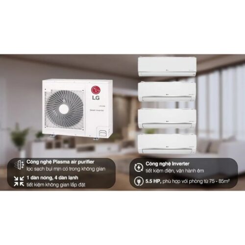 Bộ máy lạnh Multi LG Inverter 4 dàn lạnh 4 HP Z4UQ36GFA0+ AMNQ09GSJB0 3 Ảnh bộ máy lạnh Multi LG Inverter 4 dàn lạnh 4 HP Z4UQ36GFA0+ AMNQ09GSJB0