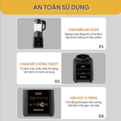 Máy làm sữa hạt đa năng BlueStone BLB-6036 1.75 Lít 2 Ảnh máy làm sữa hạt đa năng BlueStone BLB-6036 1.75 Lít