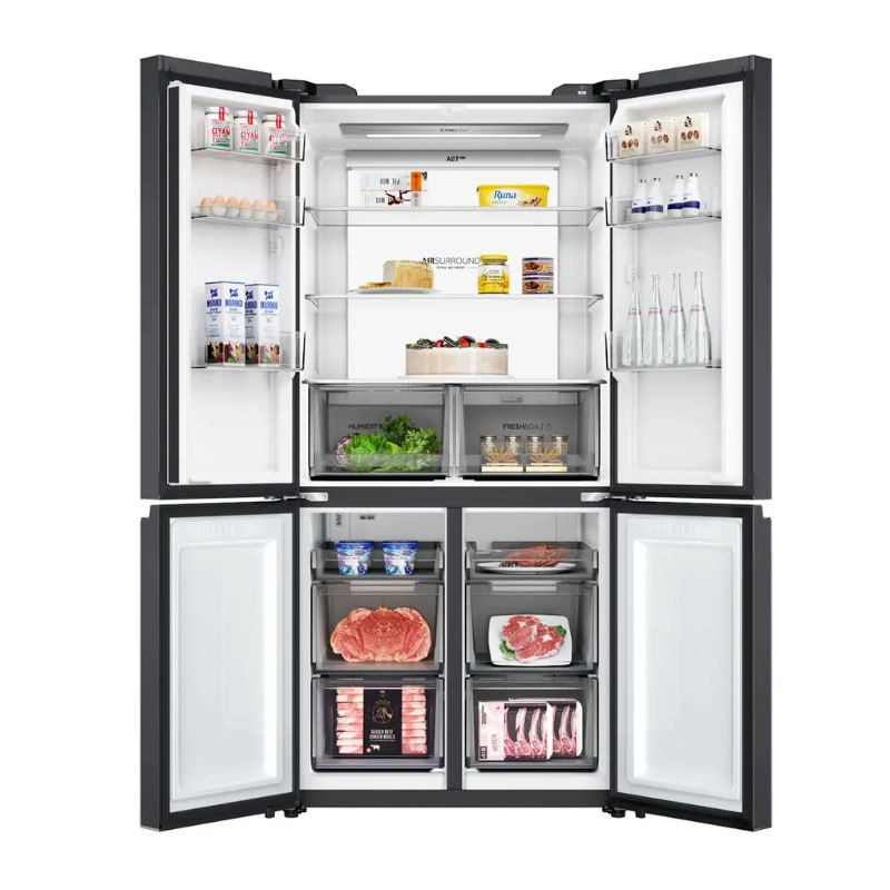 Ảnh tủ Lạnh 4 cánh Multi Doors Inverter 660 Lít Aqua AQR-M727XA(GS)U1 Ảnh tủ Lạnh 4 cánh Multi Doors Inverter 660 Lít Aqua AQR-M727XA(GS)U1