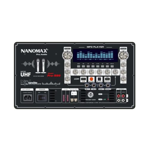 Loa Kéo Tủ Bình Nanomax Pro-999 3200W 4 Bảng điều khiển Loa Kéo Tủ Bình Nanomax Pro-999 3200W