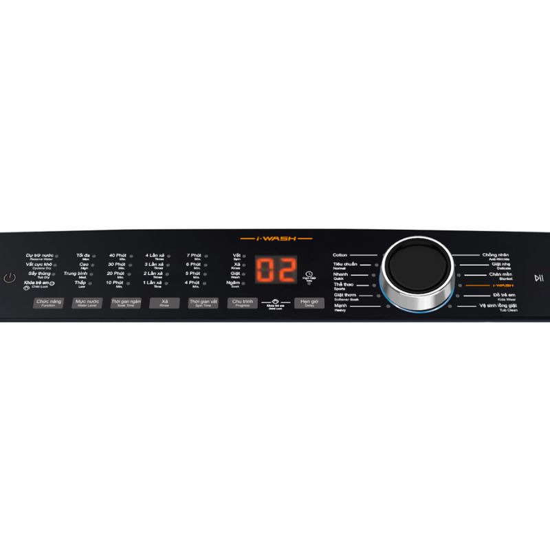 Bảng điều khiển máy Giặt Aqua Inverter 12 Kg AQW-DR120HT.BK cửa trên Bảng điều khiển máy Giặt Aqua Inverter 12 Kg AQW-DR120HT.BK cửa trên