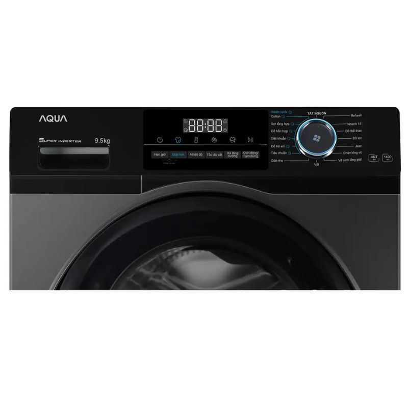 Bảng điều khiển máy Giặt Aqua Inverter 9.5 Kg AQD-A952J.BK cửa trước Bảng điều khiển máy Giặt Aqua Inverter 9.5 Kg AQD-A952J.BK cửa trước