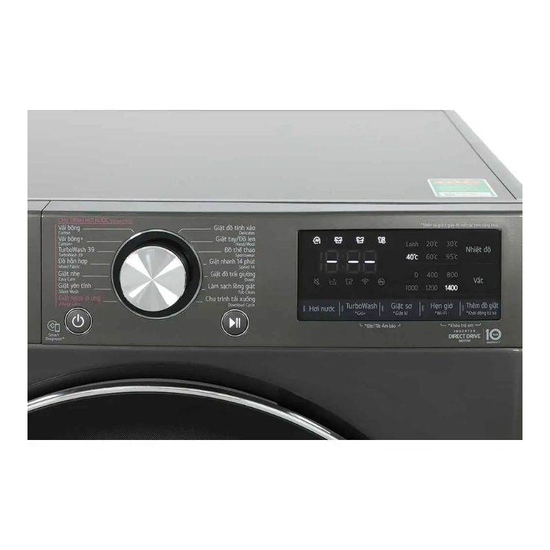 Bảng điều khiển máy Giặt LG Inverter 12 Kg FV1412S3B cửa trước Bảng điều khiển máy Giặt LG Inverter 12 Kg FV1412S3B cửa trước