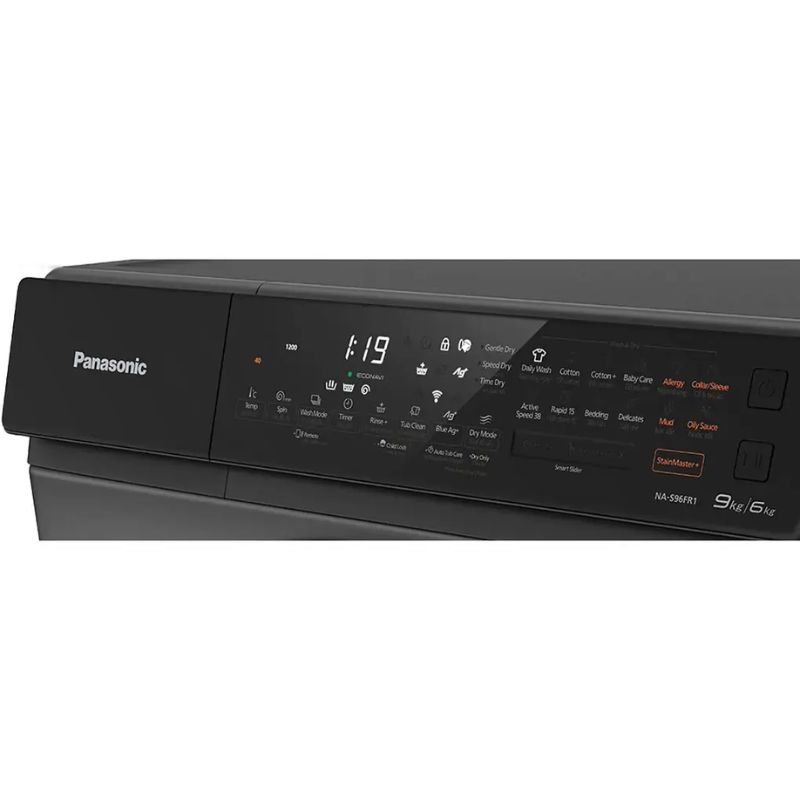 Bảng điều khiển máy Giặt Sấy Panasonic Inverter Giặt 9 Kg - Sấy 6 Kg NA-S96FR1BVT Bảng điều khiển máy Giặt Sấy Panasonic Inverter Giặt 9 Kg - Sấy 6 Kg NA-S96FR1BVT