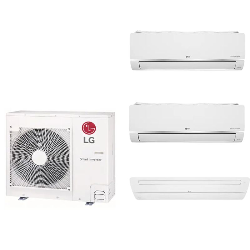 Bộ máy lạnh Multi LG Inverter 2 dàn lạnh & cassette 4 HP Z4UQ36GFA0-2 Bộ máy lạnh Multi LG Inverter 2 dàn lạnh & cassette 4 HP Z4UQ36GFA0-2