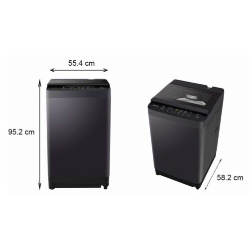 Máy Giặt Panasonic 9 Kg NA-F90S10BRV cửa trên 4 Kích thước máy Giặt Panasonic 9 Kg NA-F90S10BRV cửa trên