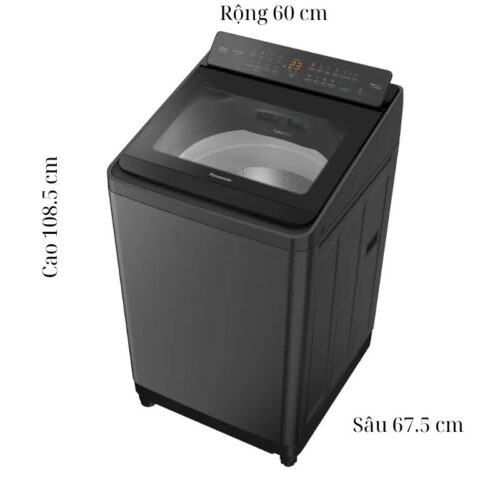 Máy Giặt Panasonic Inverter 12.5 Kg NA-FD125V3BV cửa trên 5 Kích thước máy Giặt Panasonic Inverter 12.5 Kg NA-FD125V3BV cửa trên