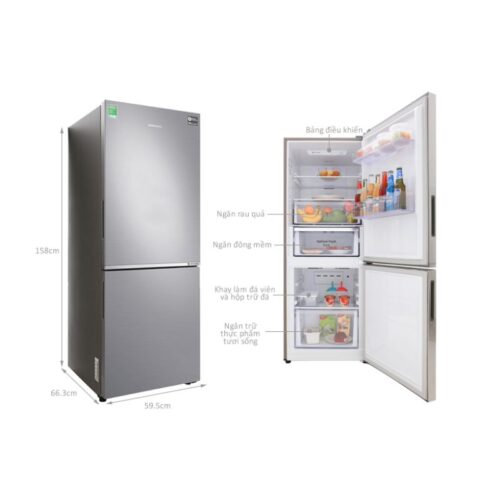 Tủ Lạnh 2 cánh Inverter 280 Lít Samsung RB27N4010S8/SV 5 Kích thước tủ Lạnh 2 cánh Inverter 280 Lít Samsung RB27N4010S8
