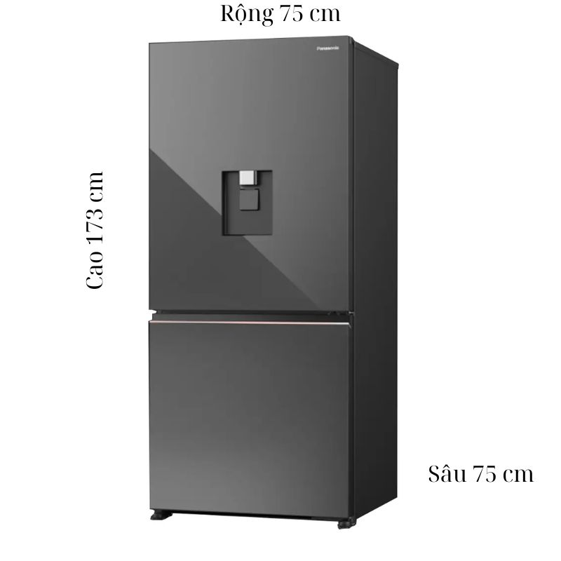 Kích thước tủ Lạnh 2 cánh Inverter 500 Lít Panasonic NR-BW530XMMV Kích thước tủ Lạnh 2 cánh Inverter 500 Lít Panasonic NR-BW530XMMV