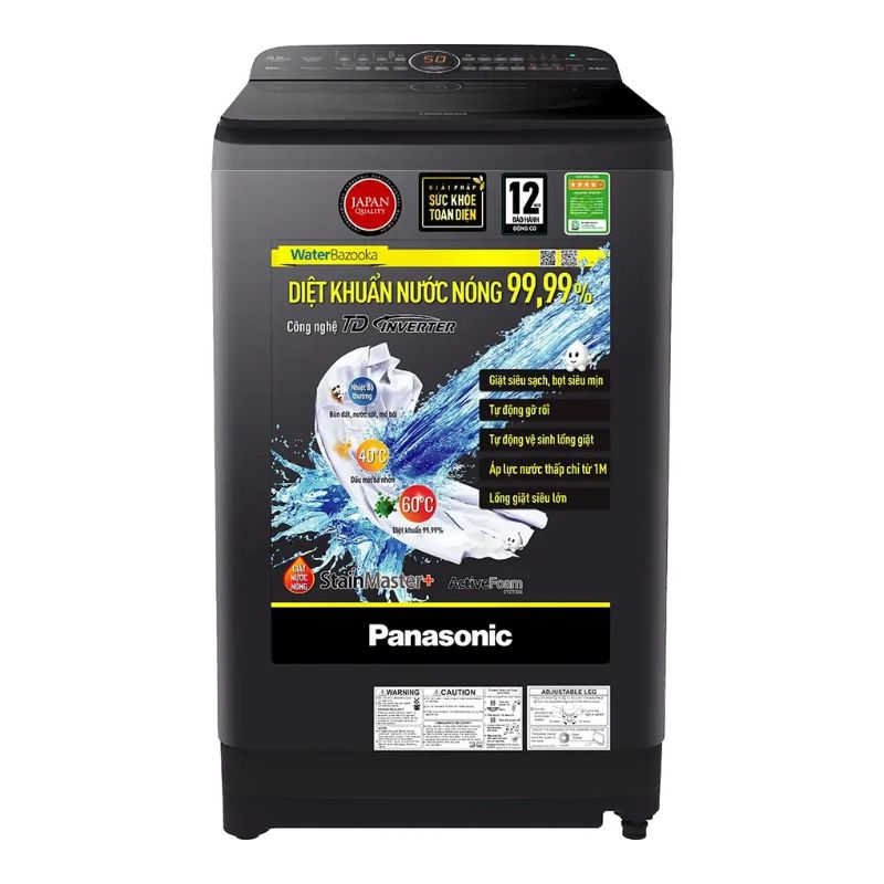 Máy Giặt Panasonic Inverter 9.5 Kg NA-FD95V1BRV cửa trên Máy Giặt Panasonic Inverter 9.5 Kg NA-FD95V1BRV cửa trên